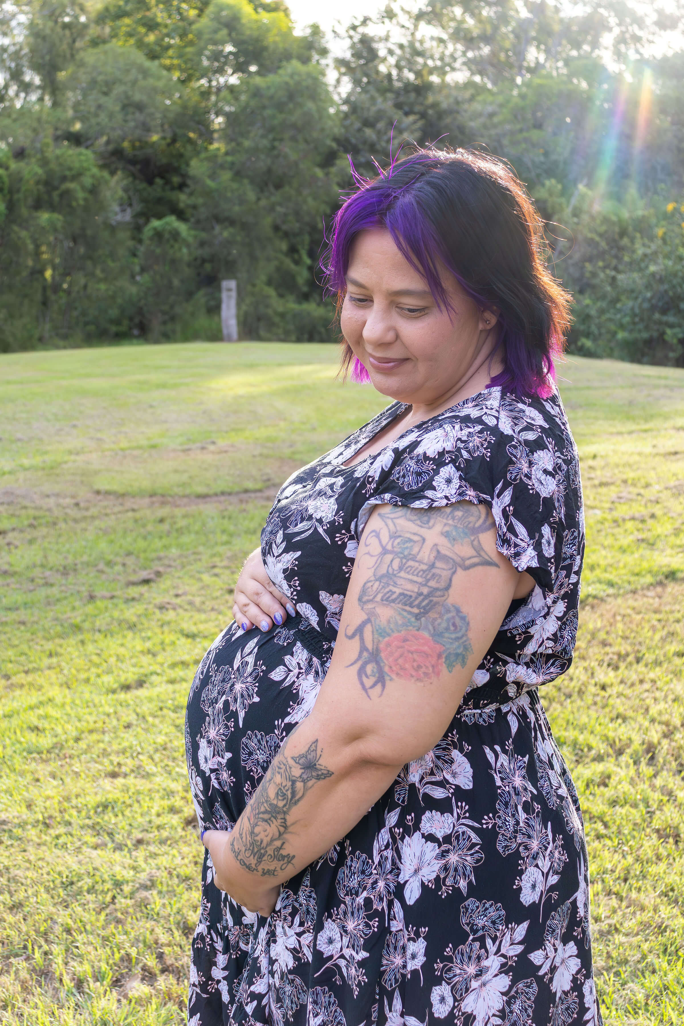 a women in the park